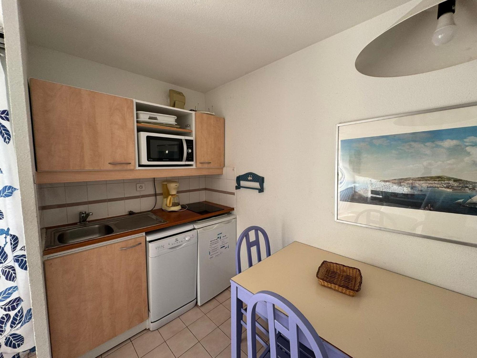 Studio Vue Mer Avec Pkg, Piscine, Tennis, Plage Direct Sete Exterior photo