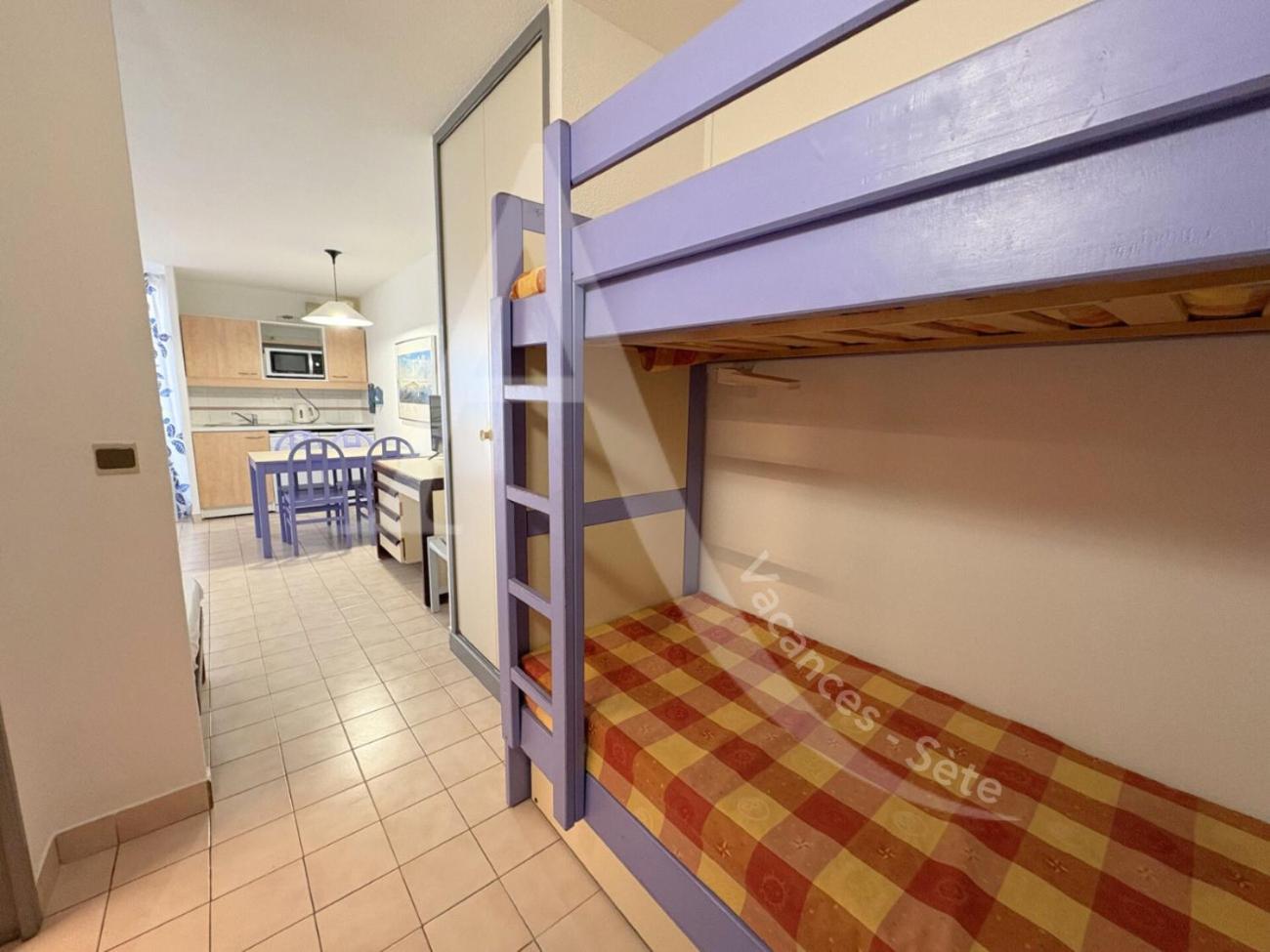 Studio Vue Mer Avec Pkg, Piscine, Tennis, Plage Direct Sete Exterior photo